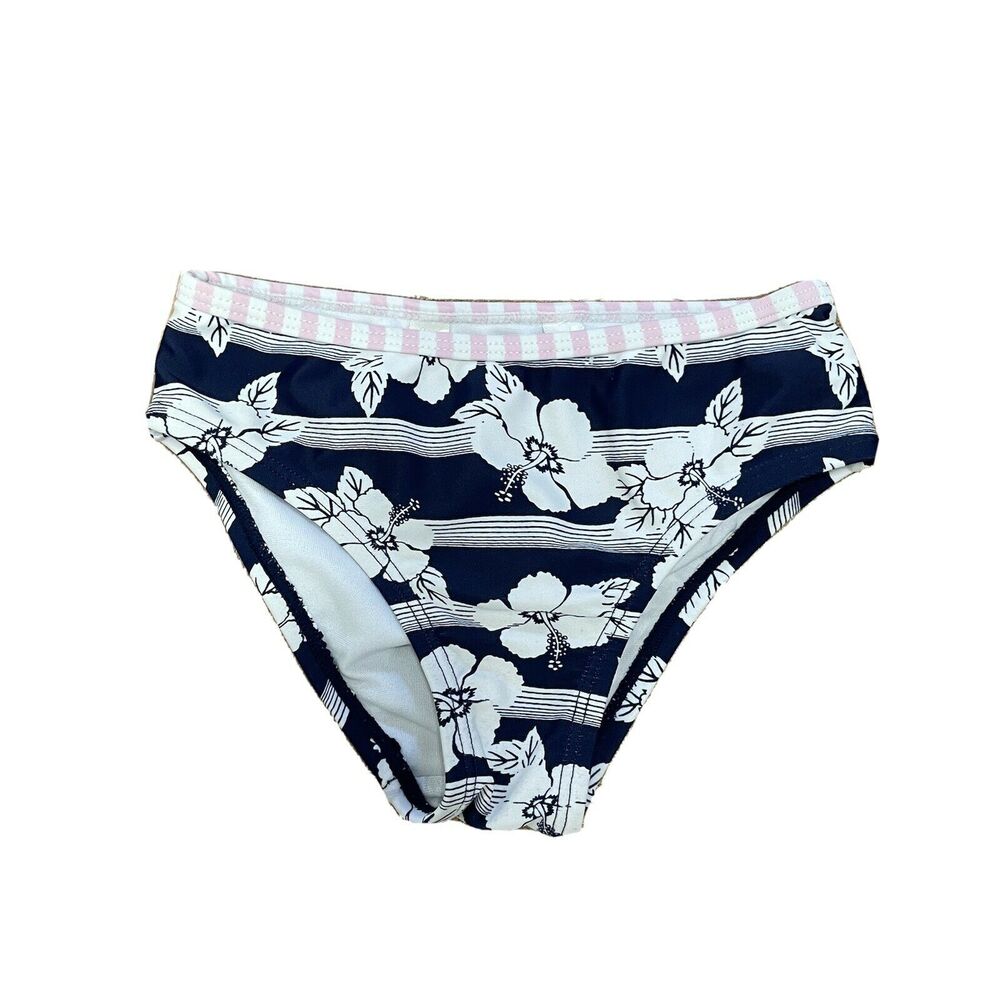 Tommy Bahama Floral Bikini Bottom Infant Toddler Baby Girl Size 2T Blue Pink